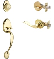 Cz2610Xwlr-Pb Kapı Kolu Seti, Cilalı Pirinç