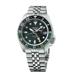 SEIKO 5 SPORTS GMT SSK035 PİLSİZ OTOMATİK SERAMİK BEZEL ÇELİK ERKEK KOL SAATİ