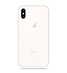 Apple iPhone XS Transparent Slim Case Mat Şeffaf