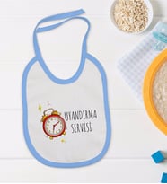 BK Kids Mavi Bebek Mama Önlüğü - Model 85