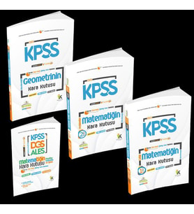 KPSS Matematik 1.-2.Cilt ve Geometrinin Kara Kutusu Konu Özetli D.Çözümlü S
