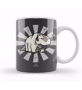 Appa Retro Japanese Avatar The Last Airbender Kupa Bardak Porselen