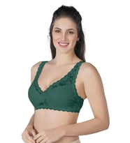 YEŞİL MI Emay 188 B Pedli Dantelli Telli Toparlayıcı Sütyen