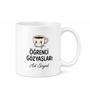 İsme Özel Öğrenci Gözyaşları Yazılı Komik Öğretmen Kupası Hediye Bardak