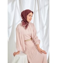 %100 Twill İpek Eşarp S539