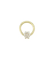 Altın Çiçek Model Circle Helix Piercing