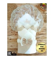Gold Pr Bebek Kundağı, Unisex Bebek Dış Kundak Battaniyesi, Hastane Çıkışı Kundak Battaniye