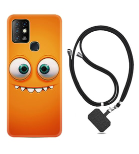 INFINIX Hot 8 9 10 11S Hot 10 Play 10T Kılıf Boyun Askılı Silikon Dişlek 1615