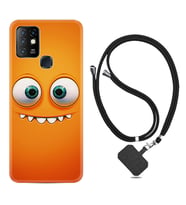 INFINIX Hot 8 9 10 11S Hot 10 Play 10T Kılıf Boyun Askılı Silikon Dişlek 1615