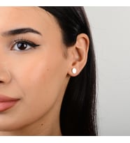14 Ayar Altın Oval Küpe 1,14 gr