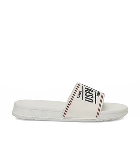 U.S. Polo Assn. ROLAND Beyaz Erkek Terlik BEYAZ