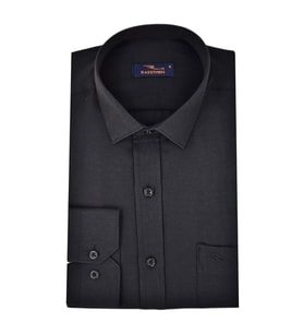 Erkek Klasik Uzun Kollu Gömlek BGL-ST03260 (Siyah)