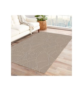 Jassrug Rölyef Halı 120X180 Garden Bej (A.Bej)