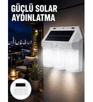 PIR Sensörlü Solar Lamba – Otomatik Şarj ve Gece Aydınlatma Yeni Nesil