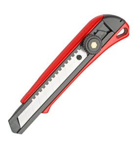 VIP-TEC VT875111V Profesyonel Vidalı Metal Maket Bıçağı 18mm (Kırmızı)