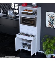 Eliusta Vario 85 cm Çok Amaçlı Mutfak, Bakliyat ve Kahve Köşesi Organizer Modülü - Fırın Uyumlu(85x194x32cm)