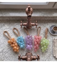 Mis Kokulu Şeffaf Üzüm Salkımı Sabunu Seti 5’li - Ferahlatıcı Yaz Banyo Dekoru