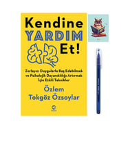 Kendine Yardım Et - Özlem Tokgöz Özsoylar - Nova Kitap - Pensan Büro Mavi Tükenmez Kalem
