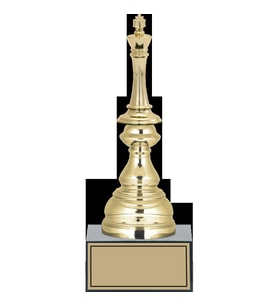 ODAK KUPA - Figürlü Kupalar - Satranç Figürlü Kupalar FG-023 C - 26 cm