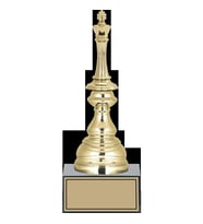 ODAK KUPA - Figürlü Kupalar - Satranç Figürlü Kupalar FG-023 C - 26 cm