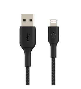 Belkin Örgülü Lightning Kablosu (Hızlı Şarj Lightning - Usb Kablosu) Mfi Sertifikalı Şarj Kablosu, Ö (Çok Renkli)