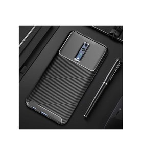 Oppo Reno Z Uyumlu Kılıf Zore Negro Silikon Kapak (Siyah)