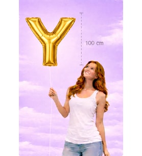 1 MT Gold Harf Balon Helyumsuz Paketli Kargo Gönderimi