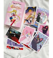 İskambil Kağıdı Anime Sailor Moon Poker Oyun Kartı 54 Adet İskambil Destesi