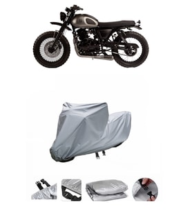 Mutt Mushman 250  Gri Motosiklet Brandası ARKA ÇANTA UYUMLU DEĞİLDİR