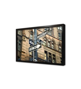 New York Şehir Çerçeveli Mdf Tablo