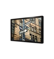 New York Şehir Çerçeveli Mdf Tablo