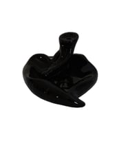 LokmanAVM Geri Akış Buhurdanlık Tütsülük Seramik Kalp Siyah Backflow C0888