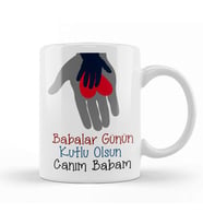 Babalar Günü Babaya Hediye 01412 Kupa Bardak Porselen