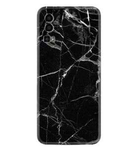 General Mobile GM 23 Kılıf Resimli Desenli Baskılı Silikon Fragile Black Mermer 1378