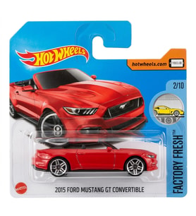 Hot Wheels - 2015 Ford Mustang GT Convertible - 2017 - Kırmızı - DTW81 (1/64)