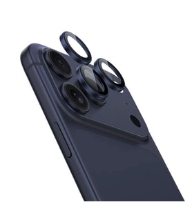 iPhone 17 Pro / 17 Pro Max Uyumlu Gerçek Safir Cam Lens Koruyucu Görüntü Kalitesini Bozmayan Kristal Netlik (Lacivert)