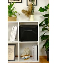 Prendi Home Siyah Kapaklı Kutu 30x30x30 (Renksiz)