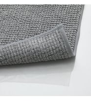 Mikrofiber Banyo Paspası Açık Gri Renk 60x120 Cm MeridyenDukkan Yumuşak Banyo Halısı Ultra Emici