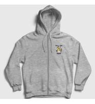 Presmono Unisex Gri Meow Queen Freddie Mercury Fermuarlı Kapüşonlu Sweatshirt 407912tt