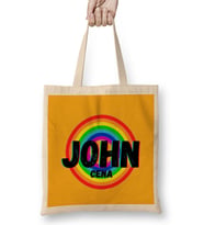 John Cena - Vintage Retro Rainbow Style Warriors Design Wrestlers-Gift Bez Çanta Uzun Saplı
