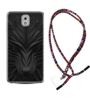 Samsung Note 3 4 5 8 9 20 Ultra 10 Lite Kılıf Boyun Asklı Rasta Silikon Black Fox 1325