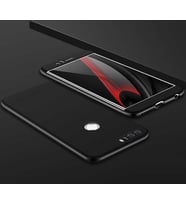 Huawei P9 Lite 2017 Kılıf Zore Ays Full Koruma Kılıf (Siyah)