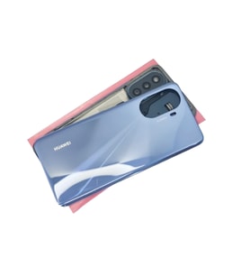 Tkgz Huawei Uyumlu Nova Y70 Kasa Ekran Çıtası Arka Pil Batarya Kapağı Mavi