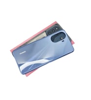 Tkgz Huawei Uyumlu Nova Y70 Kasa Ekran Çıtası Arka Pil Batarya Kapağı Mavi