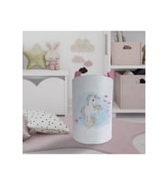 MEKTA HOME BEBEK VE ÇOCUK ODASI Kalpli Unicorn Desenli Oyuncak Sepeti