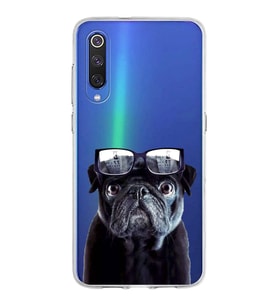 PrintiFy Xiaomi Mi 9 ile Uyumlu 1mm Slim Fit Köpek 3 050f Baskılı Şeffaf  Kılıf