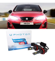 Seat ibiza Mk4 Led Xenon Kısa Far Ampulü H7 Ultimate 9500 Lumens Yeni Seri Beyaz 2008-2016