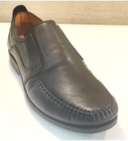 Castle Black 3076 Erkek Deri Comfort Ayakkabı (Siyah)