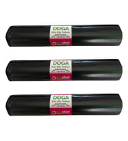Ecoplast 240 Litre Siyah Hantal Konteyner Çöp Torbası - 120 x 150 Cm. - 700 Gr. - 10 Adetlik 3 Rulo