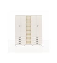 Arges Gardrop 10 Raflı 8 Çekmeceli 2 Askılı 220x30x243 Aytaşı-Aytaşı